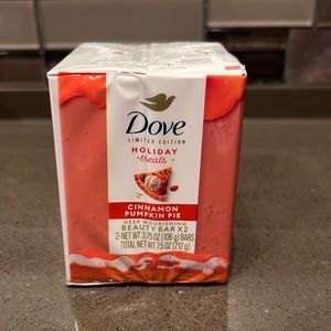 Dove holiday treats cinnamon pumpkin pie beauty bar soap 2 pack